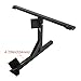 HECASA Motorcycle Trailer Carrier Tow Hitch Rack Motorcycle Carrier Black