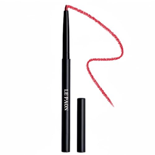 LePaon Cosmetics Define It Lipliner – Long-wear, Creamy Matte Lip Liner with High Pigment Payoff – Non-Drying Smooth Application for Defined Lips (Bright Red)