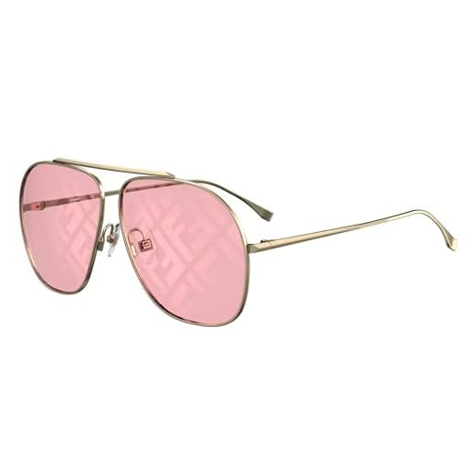 Fendi FF FAMILY FF 0407/G/S Gold/Pink 64/11/135 women Sunglasses