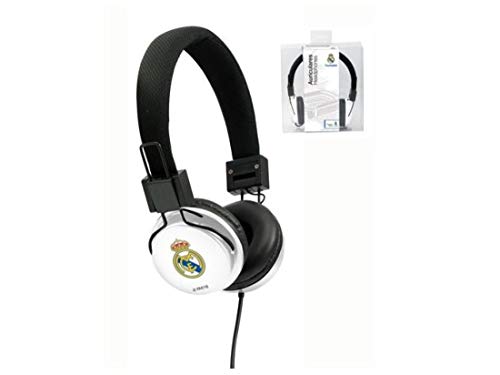 Seva Import Real Madrid Auricular Casco, Blanco/Negro, Talla única