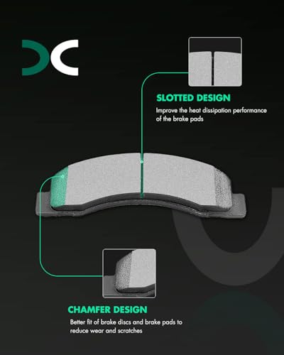 Image of SCITOO Brake Kits Front Rear Brake Rotors Brake Pad:54078;D824;54074;D757