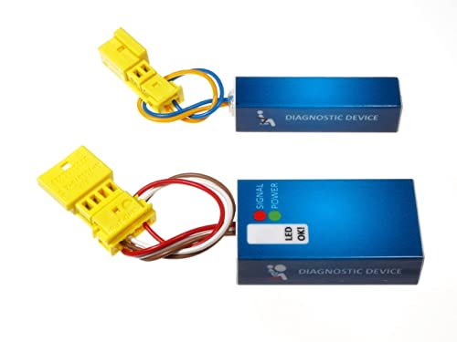 TBVPARTS Emulador Sensor Ocupación Asiento Esterilla SRS Simulador Copiloto Emulador Bypass Simulador Sensor de ocupante Para W219 X164 W211 W164 W251 W221 R171 Cover