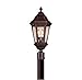 Troy Lighting PCD6832MB-C Verona - Two Light Large Outdoor Post Lantern, Matte Black Finish