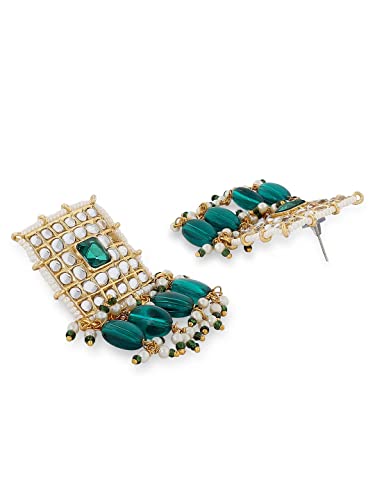 Women's Kundan Choker Necklace Earring & Ring Set