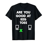 Funny Keg Toss Sports Tees