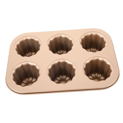 Unomor 1pc Non-stick Cake for Baking Dark and Cup Angel Food Cake Pan High-temperature Baking Tool for Muffins Bread and Desserts