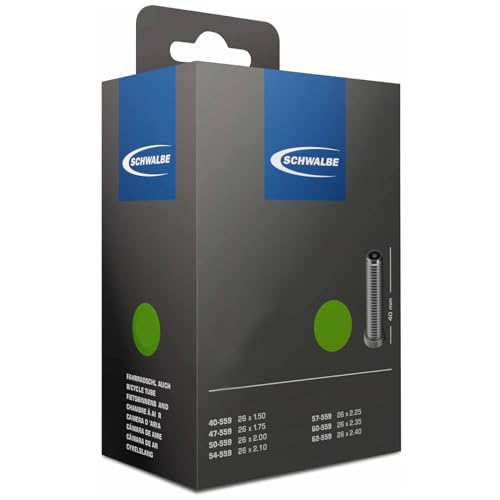 Schwalbe Fahrradschlauch AV10 40/62-507 EK AGV 40 mm 10421310V 24 Zoll schwarz