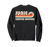 Photo Gallery junie first name funny retro vintage birthday felpa Photo Gallery junie first name funny retro vintage birthday felpa