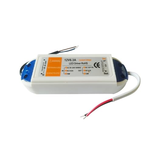Transformateur LED 12V 72W pour ruban lumineux alimentation AC 110V 220V vers DC 12 Volt