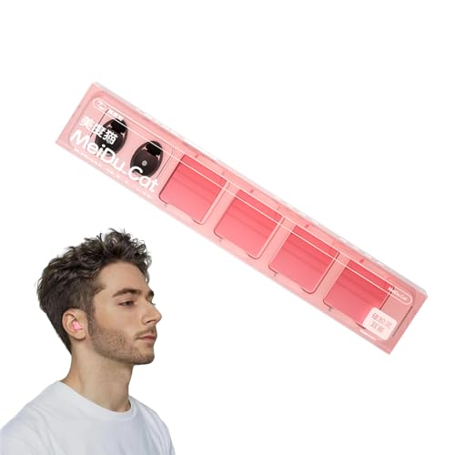 ノイズキャンセル耳栓、ノイズリダースイヤープラグ - 3ペアの聴覚保護耳栓,睡眠、飛行、騒音感受性のための洗えるイーストバッド