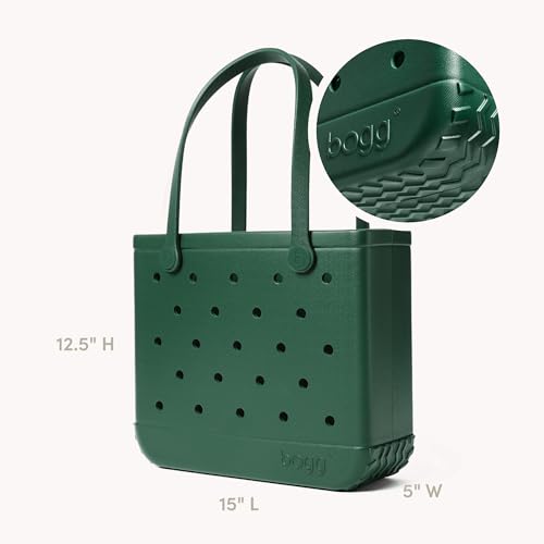 Image of BOGG BAG - Medium Tote - On the Hunter for a Green - 15in L x 5in W x 12.5in H - Beach, Pool, Boat, Work, Sports - All Purpose EVA - Lightweight, Washable, Durable