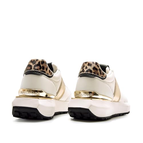 Mariamare Para Mujer. 63661 Zapatillas Hoku Blanco (38), 3 A 5Cm, Cordones, Casual - 3