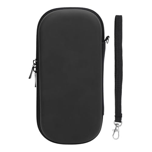 Image of Yunseity Hard Case for 3000 Game Console, Black, EVA Shell, Game Console Case with Pockets, Wrist Strap, Two Way Zipper