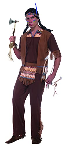 Forum Novelties Native American Brave Costume Brown Standard