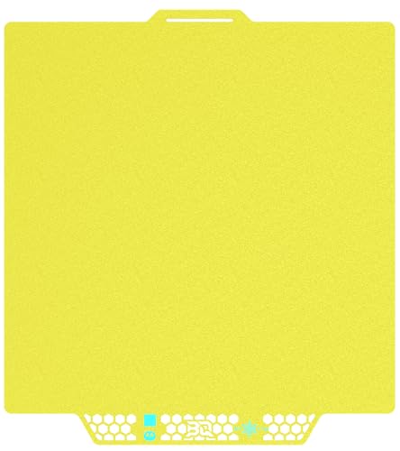 Image of BIQU CryoGrip Pro Glacier Yellow Compatible with Bambu-Lab P1S /P1P /P2S /X2D /X1C /X1E /A1 3D Printers 257x257MM Panda Build Plate Double Sided Upgrade Removable Surface Platform