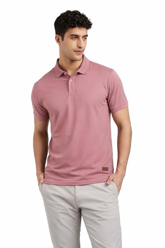 Image of Premium Cotton Pique Polo T-Shirt for Men | Half Seelves Regular Fit | Polo Neck - Ultra-Soft Breathable Fabric | Moisture Wicking