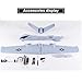 Toyvanta Z51 Predator RC Airplane - Brushless Motor 20 Mins Long Flight Time 2.4G 2CH RTF Remote Control Glider - Beginner Friendly Durable EPP Foam Aircraft 66cm Large Wingspan