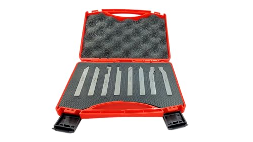 Juego de 8 herramientas de torno HSS M2 10x10x100 mm
