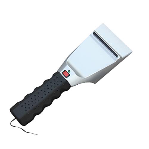 WINOMO 12V Heated Car Snow Ice Scraper Snow Removal Shovel for Windshield Window
