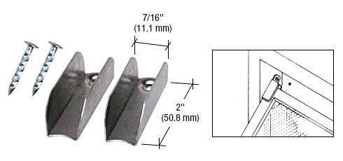 Image of CRL Mill Finish Jiffy Hangers With Nails - Bulk Pack of 100 by CR Laurence