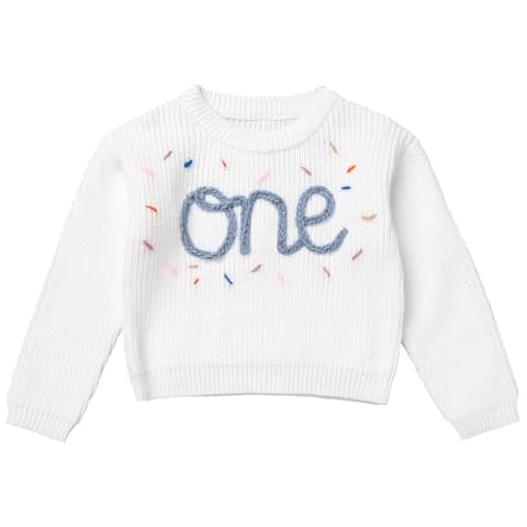 FYMNSI Baby Knitted Birthday Sweater Cover