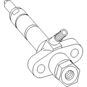 Compatible with Ford New Holland Engine, Skid Steer Loader, Tractor Fuel Injector Part No: A-E7NN9F593CA, SW08711, 1103-3221
