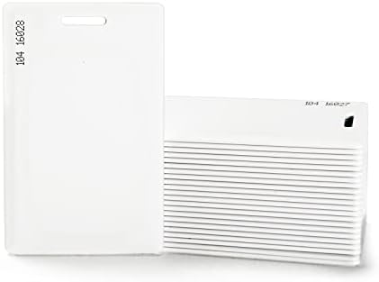 Default Programmed RexID H10301 Clamshell Proximity Card for Access Control Comparable to Standard 26 bit Format for Add-On & Replacement on Current System (25)