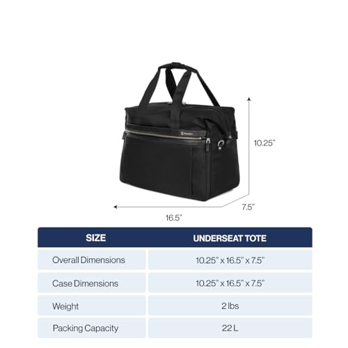 Travelpro Platinum Elite Underseat Tote Bag, Grey, 16.5-Inch - image 6