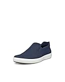 ECCO Men's Soft 7 Easy Slip On Sneaker, Marine, 10-10.5