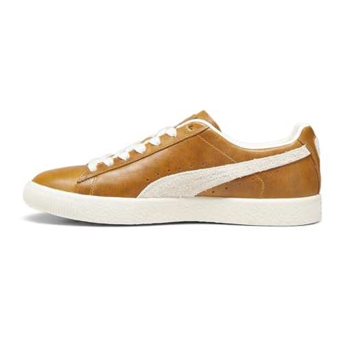 PUMA Mens Clyde Paris Lace Up Sneakers Shoes Casual - Brown3