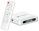 LEFFOT H618 Plus Android 14.0 TV Box 2025, 4K Ultra HD Smart TV Box, 4GB RAM + 32GB ROM, Support HDR10+, 2.4G & 5G WiFi 6, 100M Ethernet, BT 5.4, Voice Control, Allwinner H618 Quad core ARM Cortex A53