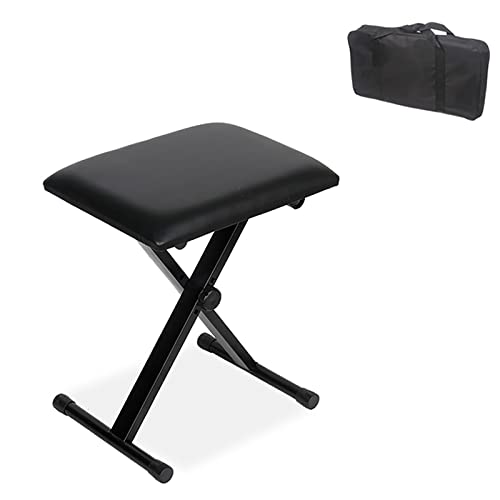 TEmkin Tabouret de Piano Banc de Clavier réglable Banc de Piano de Style X Tabouret de siège de Clavier rembourré Confortable avec Cadre en Fer de Type X, léger et Portable - Les Beatles, Paul McCartney, John Lennon, RIngo Starr, George Harrison TEmkin Tabouret de Piano Banc de Clavier réglable Banc de Piano de Style X Tabouret de siège de Clavier rembourré Confortable avec Cadre en Fer de Type X, léger et Portable