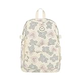 Mochila Costas Feminina Escolar Fofa Ursinho Com Corações