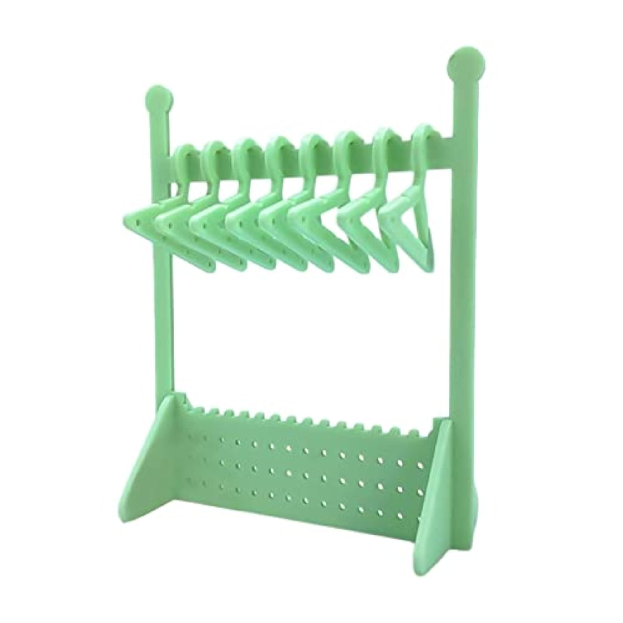 Green Tabletop Earring Display Rack for Jewelry Showcase
