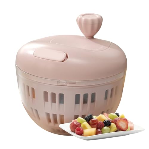 Essoreuse à légumes – 800 ml – Passoire pour fruits, séchoir avec base antidérapante et bol...