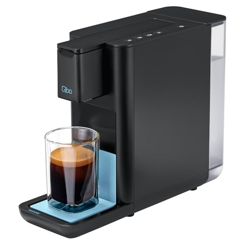 Tchibo Qbo ICONIC Pantone™ Premium Kapselmaschine für Espresso, Caffè und Caffè Grande, kompaktes, innovatives Design, Sky Blue