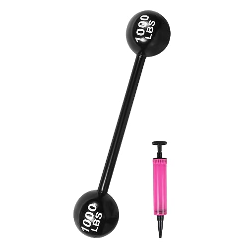 Giant Inflatable Dumbbell Barbell,Funny Carnival Circus Decorations Birthday Halloween Strongman Party Decorations Fake Weights Cosplay Props Party Supplies,Blow Up Strongman Costume Photo Booth Props