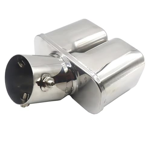 Embout d'échappement double sortie en inox pour voiture Y-Y2