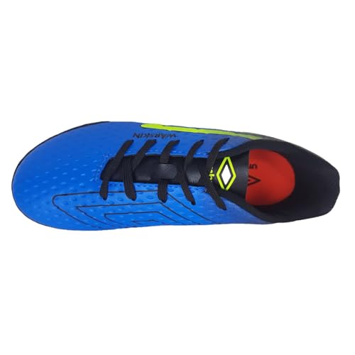Chuteira Umbro Warskin Society Juvenil Azul e Preta 33