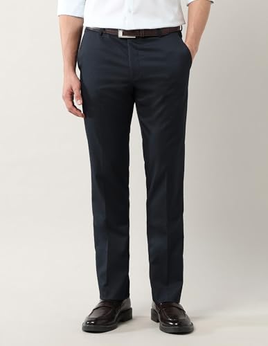 Image of Arrow Men's Tailored Fit Checked Trousers