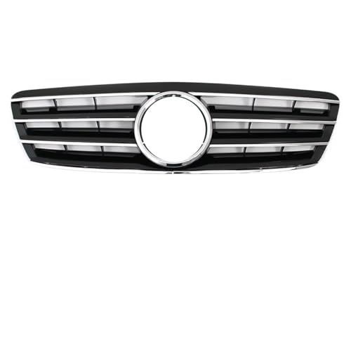 Calandre pour Benz Classe C W203 2001-2007 style diamants chrome noir