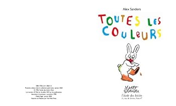 Paperback Toutes les couleurs [French] Book