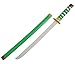 Alsino Espada ninja para niños de 60 cm, juguete Samurai, sable ninja, espada de combate, juguete infantil, P048/010 (verde)