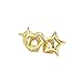 Fashion Copper Hollow Star Shape Teeth Grills for Celebrations Star Tooth Jewelry