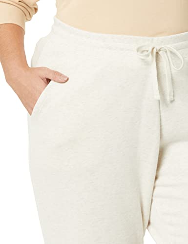 Amazon Essentials Women's French Terry Fleece Jogger Sweatpant (Available In Plus Size), Oatmeal Heather, Medium #TOP4