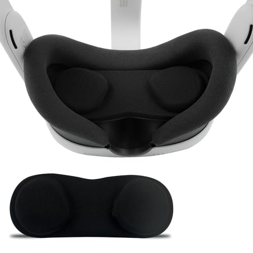 LICHIFIT VR Lens Cover Protection for Meta Quest 3 / Quest 2 / Quest Pro VR Headset Dust-proof and Scratch-proof Lens Protective Cover Cushion Sleeve Accessories