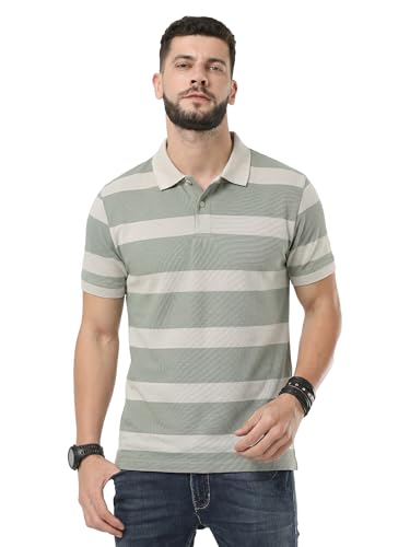 Image of fanideaz Branded Mens Half Sleeve Cotton Striped Polo T-Shirt for Mens || Polo Tshirt for Men || Branded Tshirt for Men