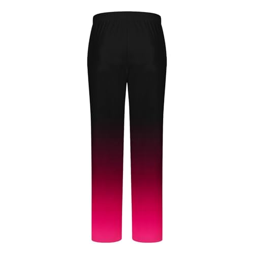 Finelylove Sweatpants for Men Gradient Baggy Joggers Pants Heavyweight Open Bottom Fleece Athletic Jogging Fall Winter2