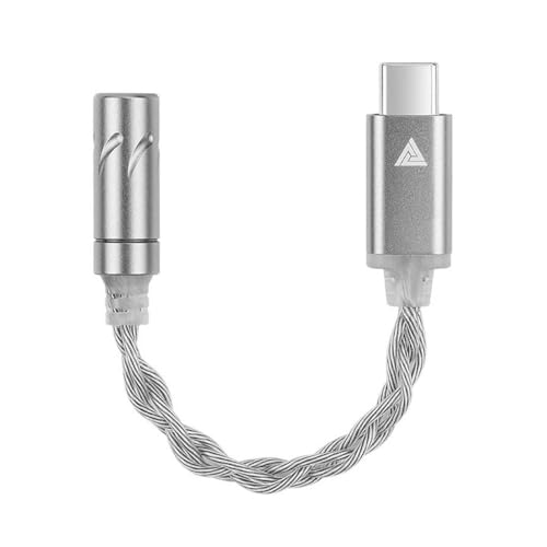 Image of QKZ TC MAX USB DAC, USB-C to 3.5mm DAC with KT02F20 Chip, High-Purity OFC Silver-Plated Cable, Low Distortion, Powerful Output for Audiophiles and Professionals