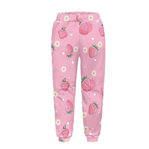 Kids Sweatpants Boys Athletic Pants Sweatpants for Girls Cuff Sweat Pants with Pocket4